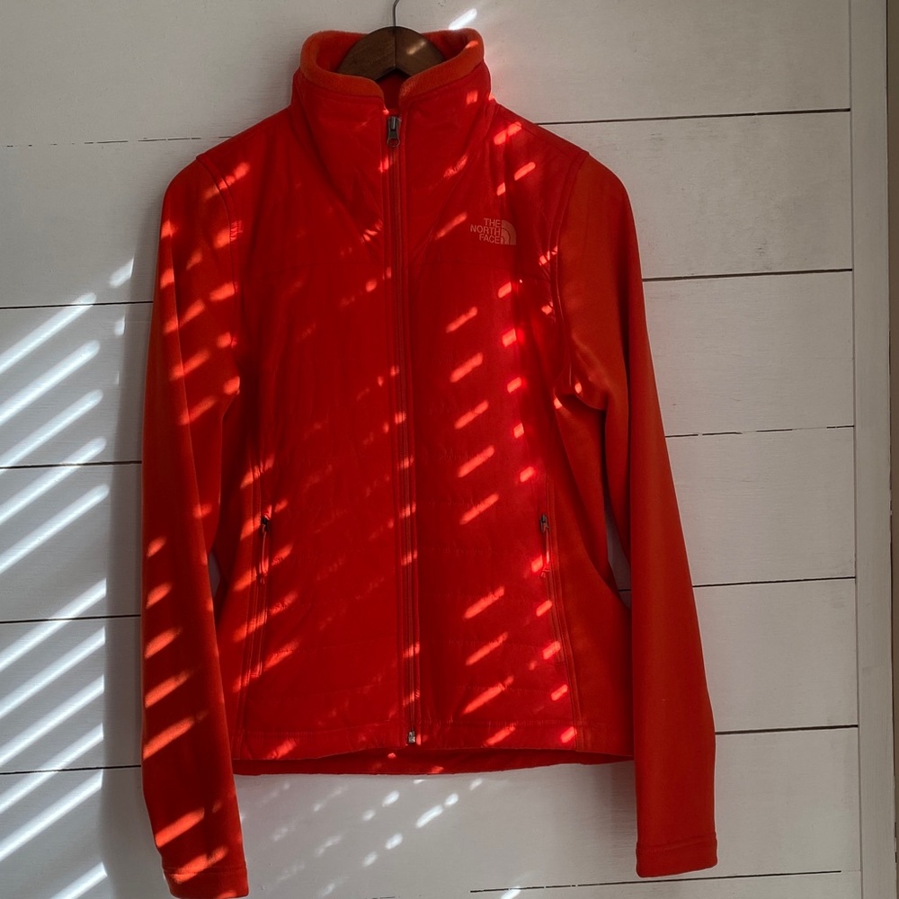 The North Face Women's Bright Orange Fleece Utility Jacket